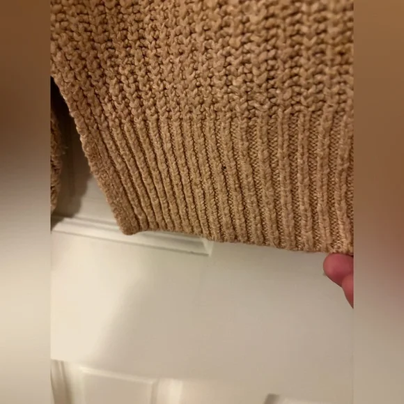 Rachel Zoe Oversized Mock Neck Chunky Knit Sweater - Picture 7 of 13